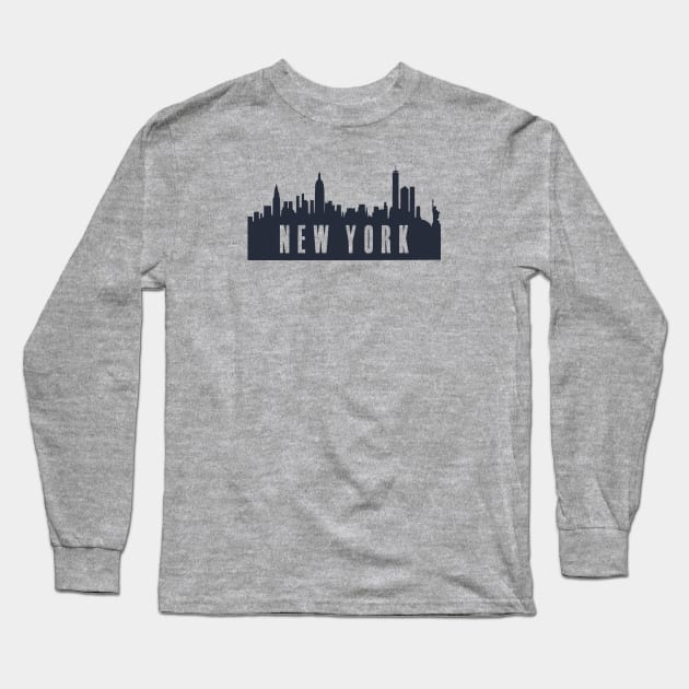 Big Apple Long Sleeve T-Shirt by OrangeCup